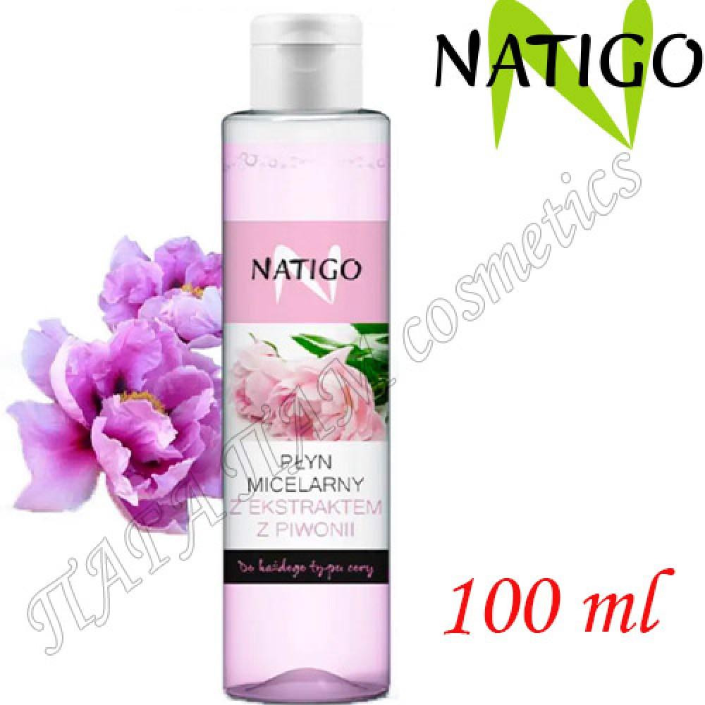 Мицеллярная вода Natigo Увлажняющая с экстрактом пиона