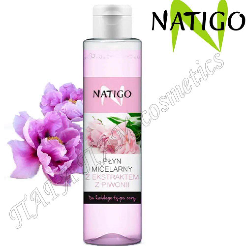 Мицеллярная вода Natigo Увлажняющая с экстрактом пиона